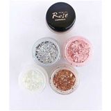 Roesia Rose Cosmetics Rose 4 Adet Glitter Jel & Işıltılı Simli Far - Kahverengi