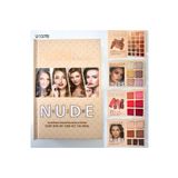 Roesıa Rose Cosmetics Rose Nude Sarı 43 Renkli Çok Fonksiyonlu Defter Model Makyaj Seti