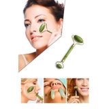 Roesia Rose Doğal Çift Taraflı Yeşim Taşı Masaj Aleti Jade Roller