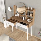 Roewood Ahşap Makyaj Masası Modern Tasarım 100 cm Suntalam Malzeme ile Şık Renk