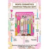 Rofe Cosmetics Makyaj Fırçası Seti 8 Parça