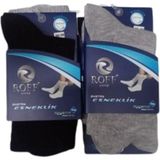 Roff Çorap Kadın Şeker Soket Çorap 25950 - 12 Adet - Renkli - 36 - 39