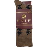 Roff Çorap Yünlü Lambswool Koyun Kılı Kışlık Erkek Çorap 24 Lü Paket - 40 - 44 - Kahverengi