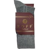 Roff Çorap Yünlü Lambswool Koyun Kılı Kışlık Erkek Çorap 6 Lı Paket 40-44 Numara - 40 - 44 - Gri