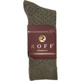 Roff Çorap Yünlü Lambswool Koyun Kılı Kışlık Erkek Çorap 9 Lu Paket 40-44 Numara - 40 - 44 - Kahverengi
