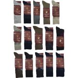 Roff Çorap Yünlü Lambswool Koyun Kılı Kışlık Erkek Çorap Renk 10 Lu Paket 40-44 Numara - Renkli - 40 - 44