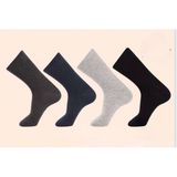 Roff Erkek Bamboo Soket Düz Çorap 14009 - 12 Adet Karışık Renk 41-44
