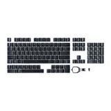 Rog Rx Switchler İle Uyumlu Pbt Doubleshot 123 Adet Keycap Set siyah