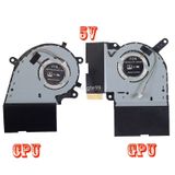 Rog Strix G531g G531gt G531gt-bı17n6 Cpu & Gpu Cooling Fan 5v 0.5