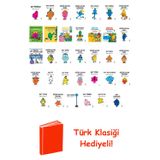 Roger Hargreaves 34 Kitap Seti + Türk Klasiği Hediye