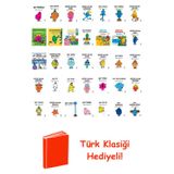 Roger Hargreaves 35 Kitap Seti + Türk Klasiği Hediye