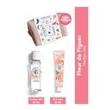 Roger&Gallet Fleur de Figuier Greyfurt İncir Özlü Kadın Parfüm ve El Kremi 30 ml Pembe Makyaj Çantalı Hediye Set