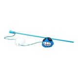 Rogz Catnip Toyz Fluffy Magic Stick Mavi 46 cm Peluş Kedi Olta Oyuncağı