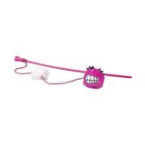 Rogz Catnip Toyz Fluffy Magic Stick Pembe 46 cm Peluş Kedi Olta Oyuncağı