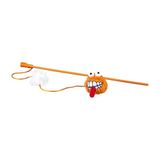 Rogz Catnip Toyz Fluffy Magic Stick Turuncu 46 cm Peluş Kedi Olta Oyuncağı