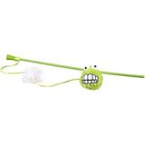 Rogz Catnip Toyz Fluffy Magic Stick Yeşil 46 cm Peluş Kedi Olta Oyuncağı