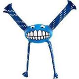 Rogz Toyz Grinz Flossy Gülen Surat Mavi 24 cm Large Diş Bakım Köpek Oyuncağı