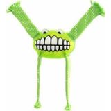 Rogz Toyz Grinz Flossy Gülen Surat Yeşil 16.5 cm Small Diş Bakım Köpek Oyuncağı