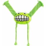 Rogz Toyz Grinz Flossy Gülen Surat Yeşil 24 cm Large Diş Bakım Köpek Oyuncağı