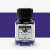 Rohrer&klingner Kaligrafi Mürekkebi Zeichentusche 29-Airbrush-Fırça-Divit-Sulu Boya 50ML-740-VIOLET