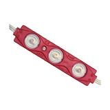 Rohs 3 Lensli Modül Led Kırmızı 12 Volt 1.2 Watt 2835 ( 10 Adet )