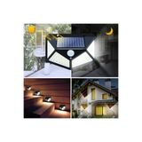 Roichil 100 Ledli 3 Farklı Aydınlatma Ayarlı Solar Güneş Enerjili Hareket Sensörlü Bahçe Duvar Lambası