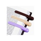 Roichil 3 Adet otomatik kitap ayracı silikon, okumak için kitap işaretleri akıllı ayraç