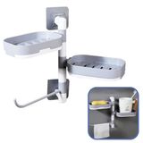 Roichil® Çoklu Sabun Tutucu Fonksiyonel Banyo Sabunluk