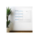 Roichil Haftalık Planlayıcı Manyetik Duvar Stickerı Takvim 56 Cm X 70 Cm Gri