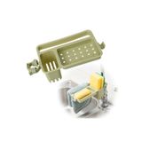 Roichil ® Musluğa Takılan Sünger Havlu Askılı Sabun Hazneli mutfak Banyo Lavabo Düzenleyici Organizer