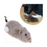 Roichill Kurmalı Kedi Eğitim Oyuncağı Tüylü Peluş Fare Yakalama Interaktif Sevimli Eğlenceli Oyuncak