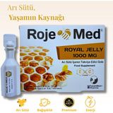 Roje Med Royal Jelly 1000 Mg – Organik Arı Sütü Fresh Vitamin C & E – 10 Shot - Portakal