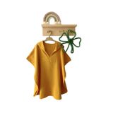 ROKEFF MÜSLİN PANÇO - BORNOZ BEBEK-ÇOCUK 1-5 YAŞ UNISEX HARDAL 1-3 Yaş