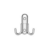 Roket Askı, Metal Vestiyer Askısı, 37 Gr, Dolap ve Duvar Askılığı, Krom (Vidalı)