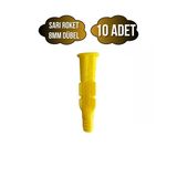 Roket Sarı 8Mm Dübel Beton Tuğla Briket Dubeli(8Mm)(Sarı)(Roket) Sarı 8Mm Sarı - 10 Adet