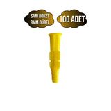 Roket Sarı 8Mm Dübel Beton Tuğla Briket Dubeli(8Mm)(Sarı)(Roket) Sarı 8Mm Sarı - 100 Adet