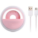 Roketcim Youtuber LED Işıklı Telefon Tutucu USB Girişli Makyaj Işığı Özellikli Taşınabilir Ring Light