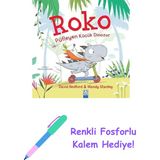 Roko Püfleyen Küçük Dinozor + Renkli Fosforlu Kalem