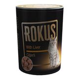 Rokus Ciğerli Yetişkin 410 GR Konserve Kedi Maması