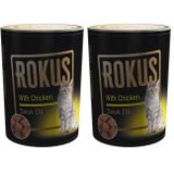 Rokus Tavuklu 410 G. Kedi Konserve Maması 2li paket