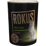 Rokus Yürekli 410 gr Konserve Kedi Maması