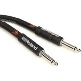 Roland Black Series Enstrüman Kablosu, Düz/Düz 1/4-İnç Jak, 5-Feet