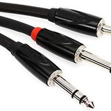 Roland Black-Serisi Bağlantı Eklemesi/Split Kablo – 6, 3-mm-TRS- 2x 6, 3-mm jak, Uzunluk: 3m – RCC-10-TR28V2