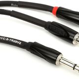 Roland Black-Serisi Bağlantı Eklemesi/Split Kablo – 6,3-mm-TRS- 2x 6,3-mm jak, Uzunluk: 1,5m – RCC-5-TR28V2
