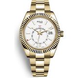 Rolex Model Çelik Kordon Erkek Kol Saati - Gold