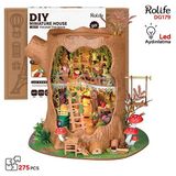 Rolife Dg179 Fairytale Tree House DIY Minyatür Ağaç Ev Maketi 3D Model Kit