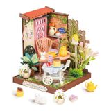 Rolife DIY minyatür ev kiti modeli kitleri yetişkinler için inşa etmek ev masası kitaplık dekorasyon fantezi çay bahçesi zanaat kitleri yetişkinler için hediye fikri kızlar erkek çocuklar için DS038