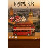 Rolife London Bus 3D Puzzle Ahşap Minyatür Maket Kiti DIY Kendin Yap