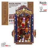 Rolife TGB14 Magic Fantasy Corner Kitap Köşesi Book Nook DIY Minyatür Maket ModelSeti Mini Dollhouse Model Kit 3D Puzzle
