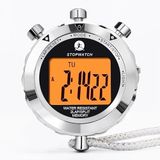 Rolilink Kronometre, metal kronometre, spor ve müsabakalar için zamanlayıcı (2 kucak arka plan aydınlatmalı metal)